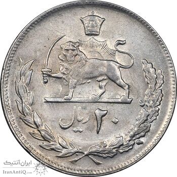 سکه 20 ریال 1354 - AU58 - محمد رضا شاه سکه 20 ریال 1354 - AU58 - محمد رضا شاه