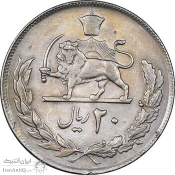 سکه 20 ریال 1354 - AU55 - محمد رضا شاه سکه 20 ریال 1354 - AU55 - محمد رضا شاه