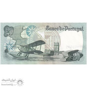 اسکناس 20 اسکودو 1978 جمهوری سوم - تک - UNC62 - پرتغال