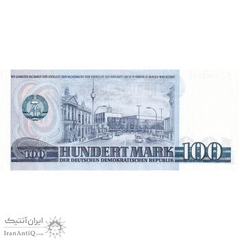 اسکناس 100 مارک 1975 جمهوری دموکراتیک - تک - UNC62 - آلمان