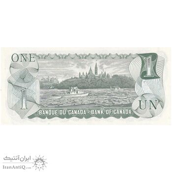 اسکناس 1 دلار 1973 الیزابت دوم - تک - UNC62 - کانادا