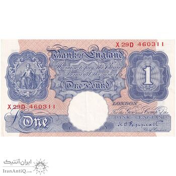 اسکناس یک پوند بدون تاریخ (1940-1948) جرج ششم - KOP - تک - AU - انگلستان