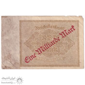 اسکناس 1000000000 مارک 1922 جمهوری وایمار - تک - VF - آلمان