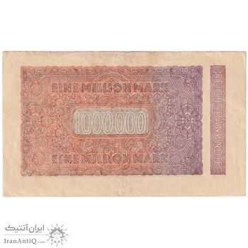 اسکناس 1000000 مارک 1923 جمهوری وایمار - تک - VF - آلمان