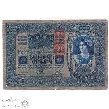 اسکناس 1000 کرون بدون تاریخ (1919) جمهوری آلمان-اتریش - تک - F - اتریش