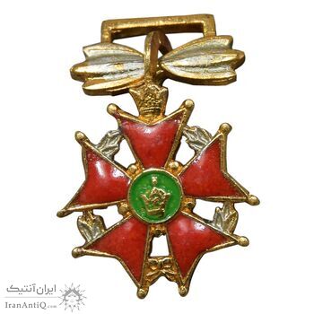 نشان خدمت شهربانی درجه دو - شب - AU - محمد رضا شاه