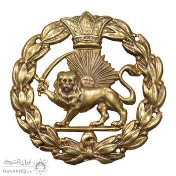 نشان کلاه قاجاری - EF - قاجار