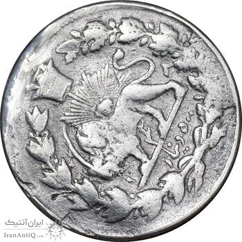 سکه 500 دینار 1318 - ارور تاریخ - VF - مظفرالدین شاه