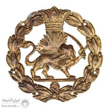 نشان کلاه قاجاری - EF - قاجار