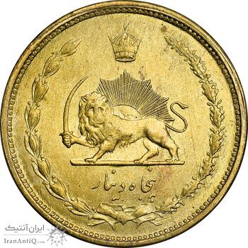 سکه 50 دینار 1331 برنز - MS63 - محمد رضا شاه