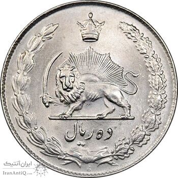 سکه 10 ریال 1338 - MS63 - محمد رضا شاه