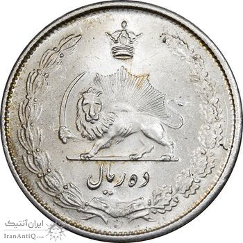 سکه 10 ریال 1324 - MS64 - محمد رضا شاه سکه 10 ریال 1324 - MS64 - محمد رضا شاه