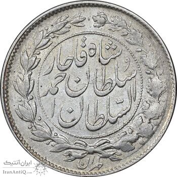 سکه 1000 دینار 1328 خطی - AU58 - احمد شاه سکه 1000 دینار 1328 خطی - AU58 - احمد شاه