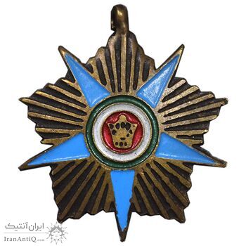 نشان برنز افتخار درجه 3 - شب - EF - محمدرضا شاه