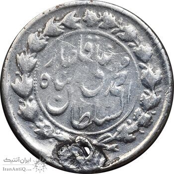 سکه 500 دینار 1326 خطی - cleaned - VF - محمد علی شاه سکه 500 دینار 1326 خطی - cleaned - VF - محمد علی شاه