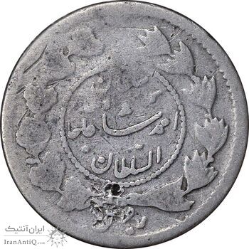 سکه ربعی 1336 دایره کوچک - ارور مکرر تاریخ - VF20 - احمد شاه