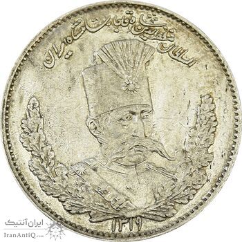 سکه 1000 دینار 1319 تصویری - PF58 - مظفرالدین شاه