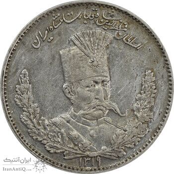 سکه 1000 دینار 1319 تصویری - PF58 - مظفرالدین شاه