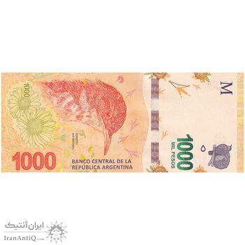 اسکناس 1000 پزو بدون تاریخ (2020-2022) جمهوری فدرال - تک - UNC63 - آرژانتین