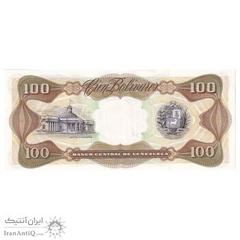 اسکناس 100 بولیوار 1998 جمهوری چهارم - تک - UNC62 - ونزوئلا