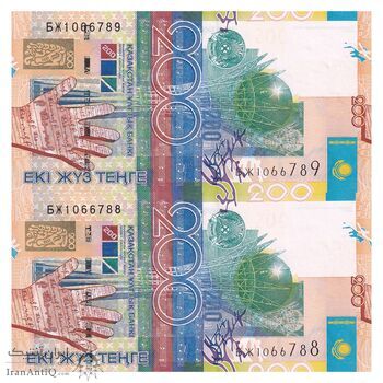 اسکناس 200 تنگه 2006 جمهوری - جفت - UNC64 - قزاقستان