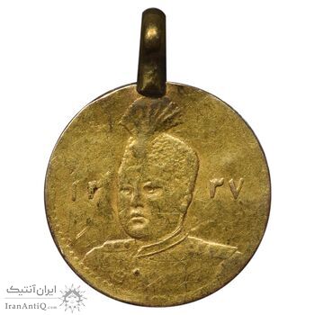 سکه طلا 2000 دینار 1337 تصویری - VF - احمد شاه سکه طلا 2000 دینار 1337 تصویری - VF - احمد شاه