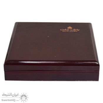 مدال نقره یادبود مشتری برتر بانک ملت 1391 - با جعبه فابریک - UNC - جمهوری اسلامی