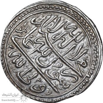 سکه پولکی امام رضا (ع) - محمد رسول الله 1337- UNC - احمد شاه قاجار