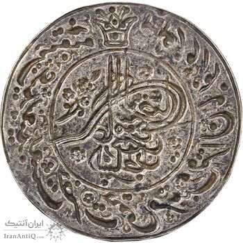 سکه پولکی نقره امام رضا (ع) نوروز 1334 - EF - احمد شاه