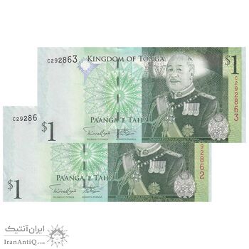 اسکناس 1 پاآنگا بدون تاریخ (2009) توپوی پنجم - جفت - UNC62 - تونگا