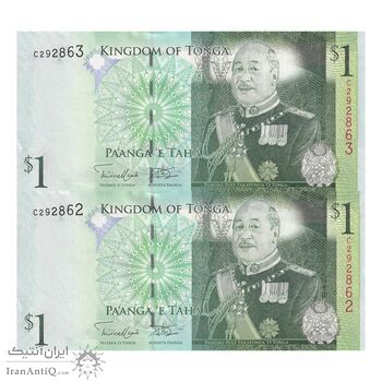 اسکناس 1 پاآنگا بدون تاریخ (2009) توپوی پنجم - جفت - UNC62 - تونگا