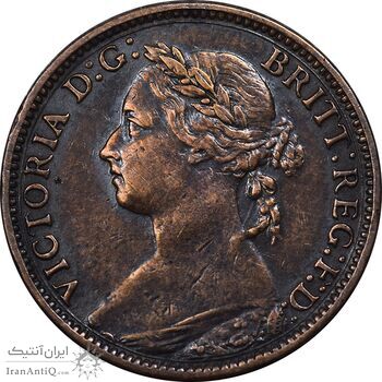 سکه 1 فارتینگ 1882H ویکتوریا - EF45 - انگلستان