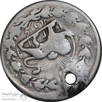 سکه 1000 دینار 1319 خطی - F - مظفرالدین شاه