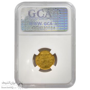 سکه طلا 1 تومان 1337 تصویری - AU50 - احمد شاه