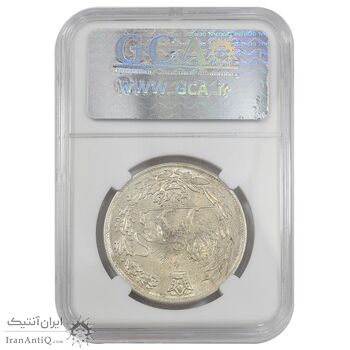 سکه 5000 دینار 1343 تصویری - بدون یقه - MS62 - احمد شاه