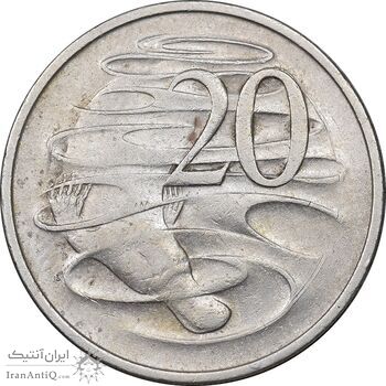 سکه 20 سنت 1967 الیزابت دوم - EF45 - استرالیا