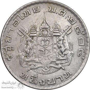 سکه 1 بات 1962 رامای نهم - AU58 - تایلند سکه 1 بات 1962 رامای نهم - AU58 - تایلند