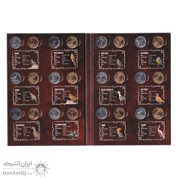 مجموعه سکه های پرندگان آناتولی ترکیه 2021 - سری 24 عددی - UNC