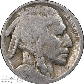 سکه 5 سنت بوفالو - تاریخ نامشخص - VF35 - آمریکا