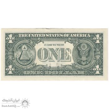 اسکناس 1 دلار 2021 جمهوری فدرال - J (کانزاس) - تک - UNC62 - آمریکا