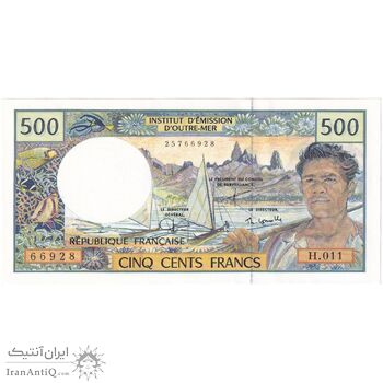 اسکناس 500 فرانک بدون تاریخ (2003-2007) قلمرو های فرادریایی - تک - AU58 - فرانسه