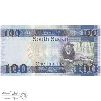 اسکناس 100 پوند 2019 جمهوری - تک - UNC61 - سودان جنوبی
