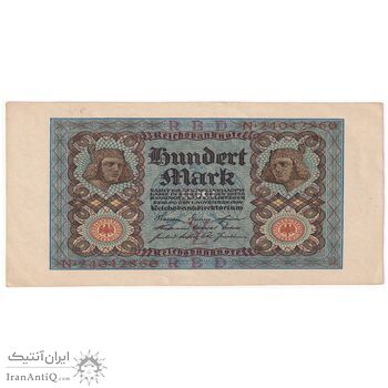 اسکناس 100 مارک 1920 جمهوری وایمار - تک - EF - آلمان