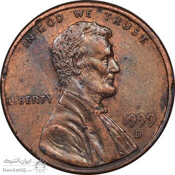 سکه 1 سنت 1995D لینکلن - EF45 - آمریکا