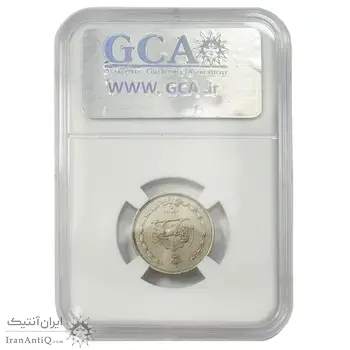 سکه 10 دینار 1310 نیکل - MS63 - رضا شاه