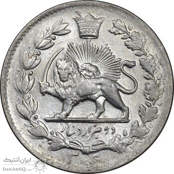 سکه 2000 دینار 1306 خطی - MS62 - رضا شاه