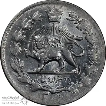 سکه 2000 دینار 1306 خطی - MS62 - رضا شاه