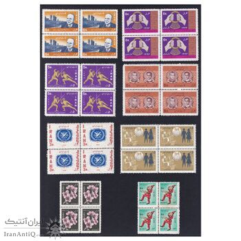 مجموعه تمبرهای یادگاری سال 1346 - بلوک - محمد رضا شاه