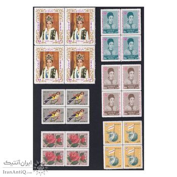 مجموعه تمبرهای یادگاری سال 1347 - بلوک - محمد رضا شاه