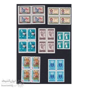 مجموعه تمبرهای یادگاری سال 1348 - بلوک - محمد رضا شاه